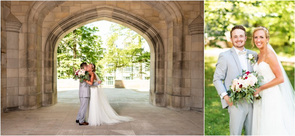 first look at the arch at memorial hall on iu's campus