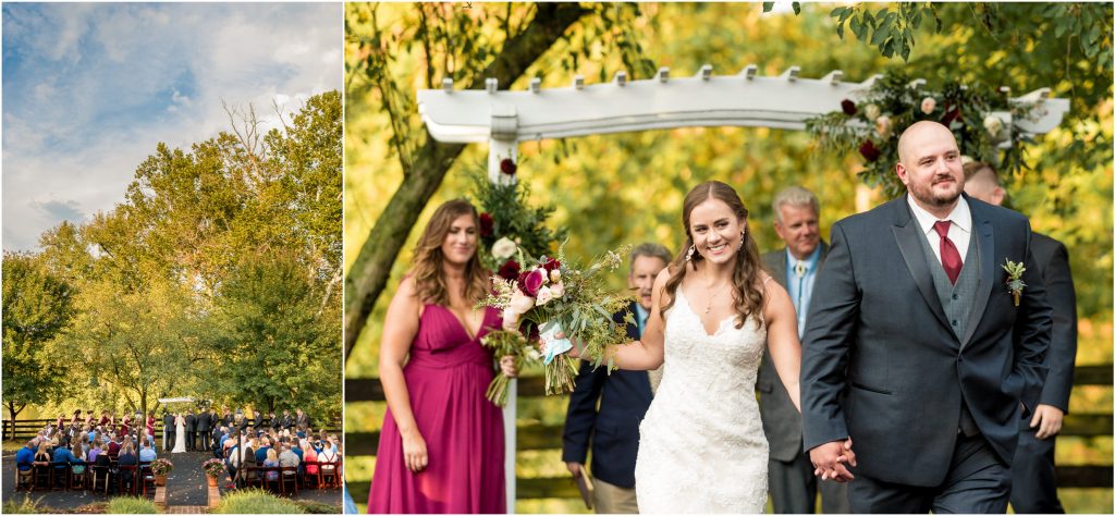 rivercrest farm wedding ceremony in elkton, va