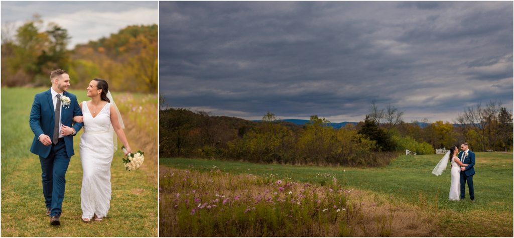 cool farm at glen haven wedding pictures