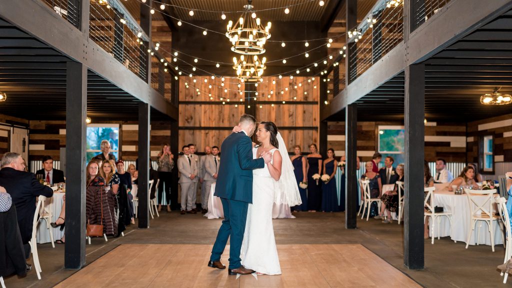 barn at glen haven wedding reception