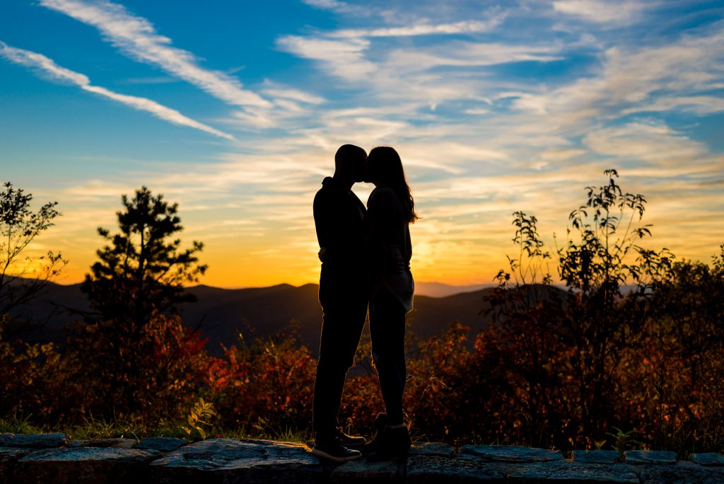 skyline drive engagement photos