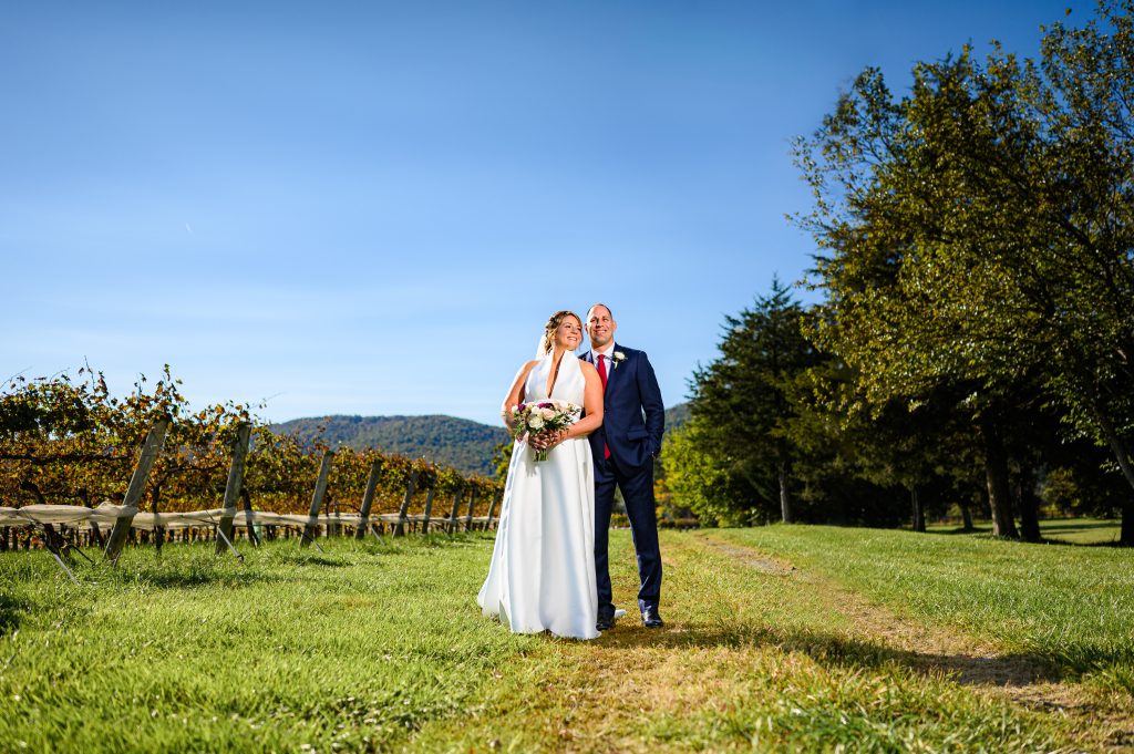 Veritas Vineyard wedding photo