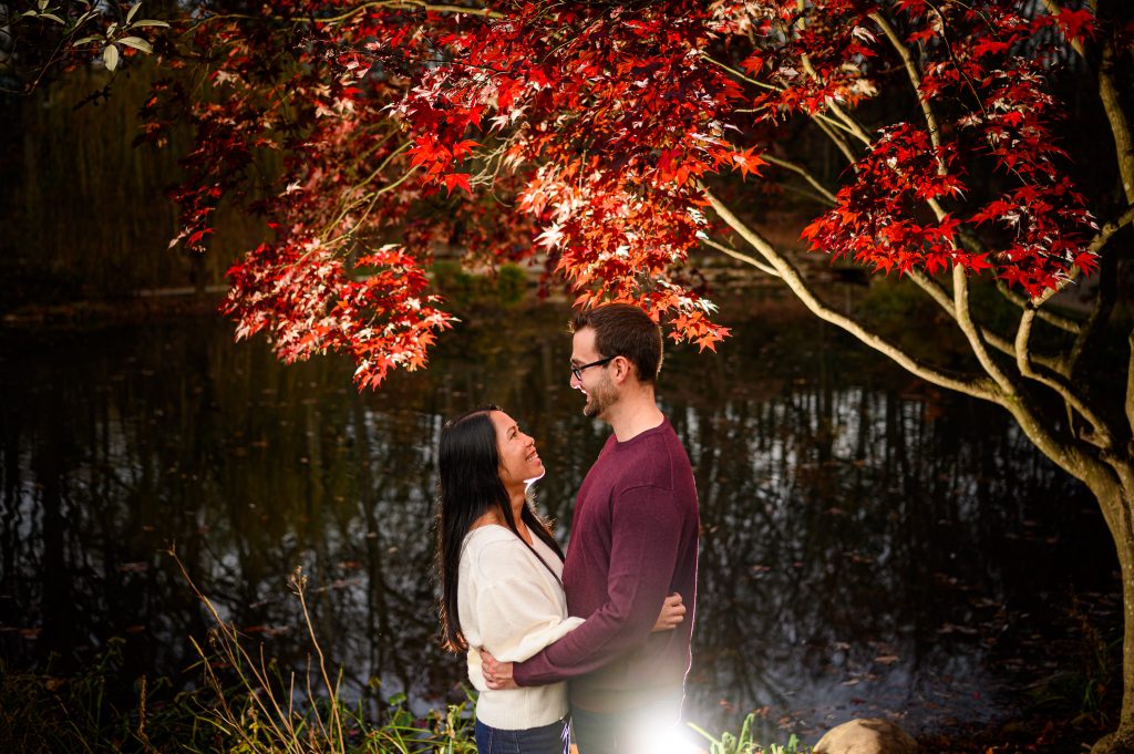 JMU arboretum engagement photo