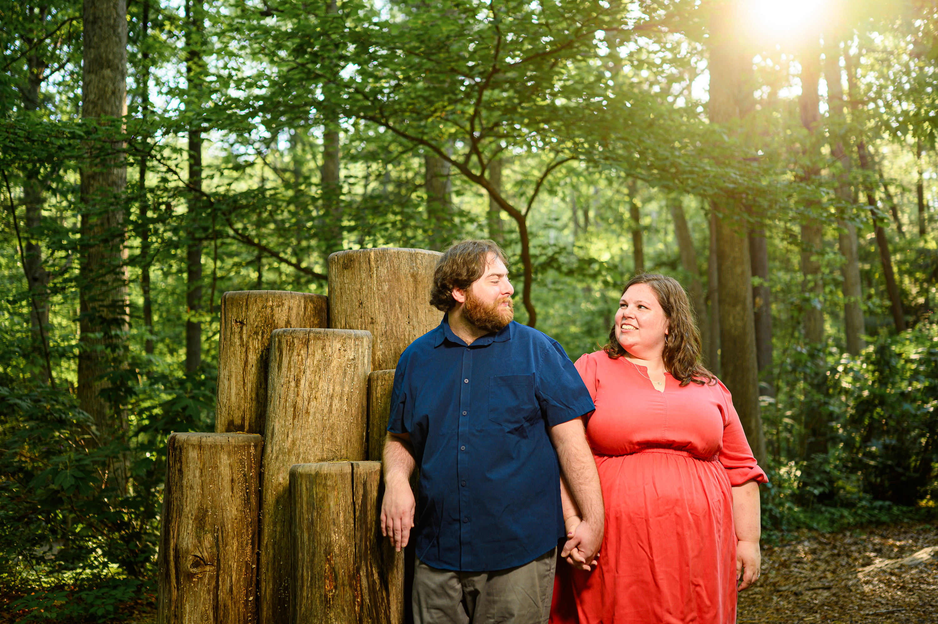 JMU arboretum engagement photos